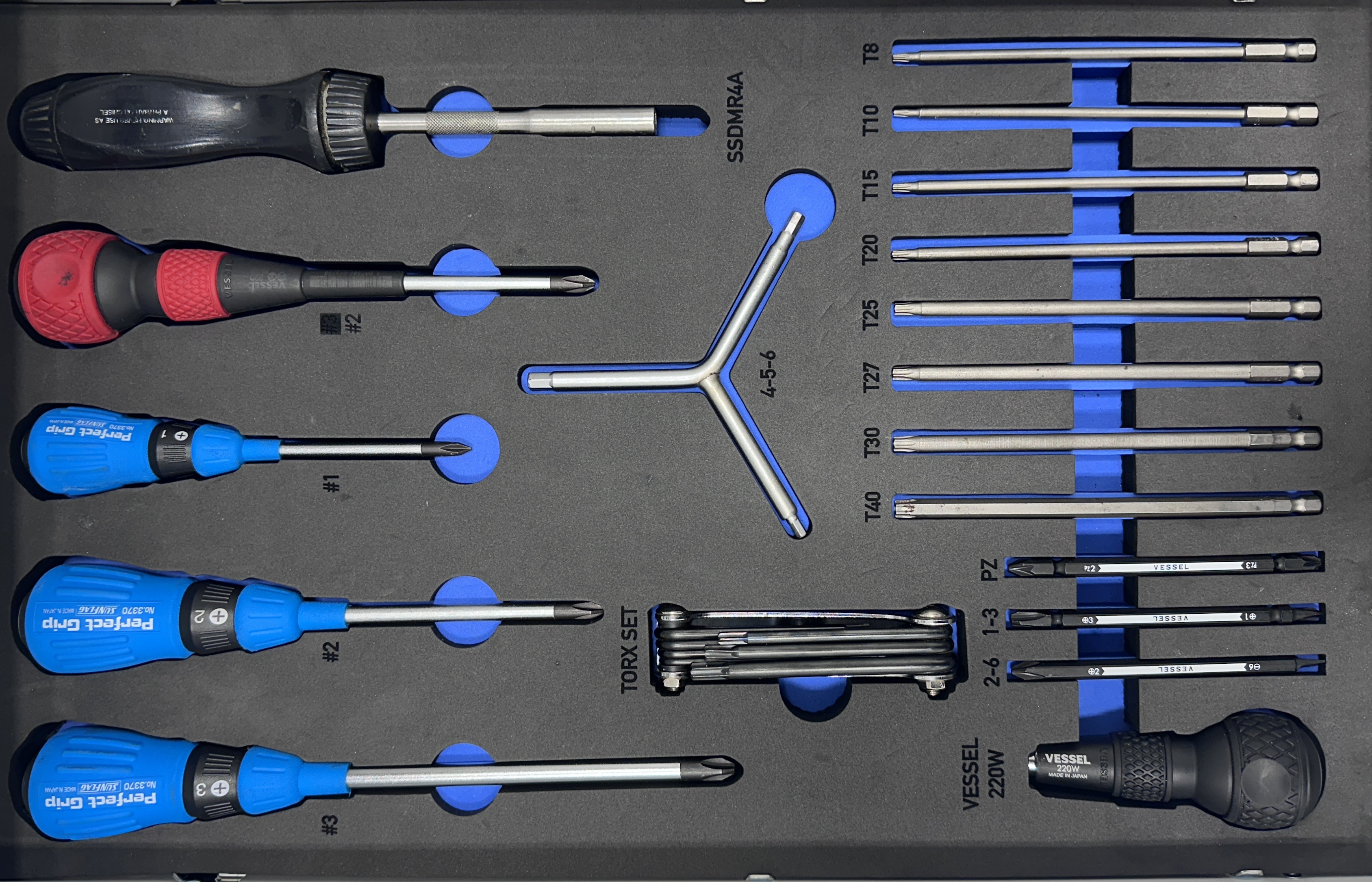 Shadow Forge foam drawer.